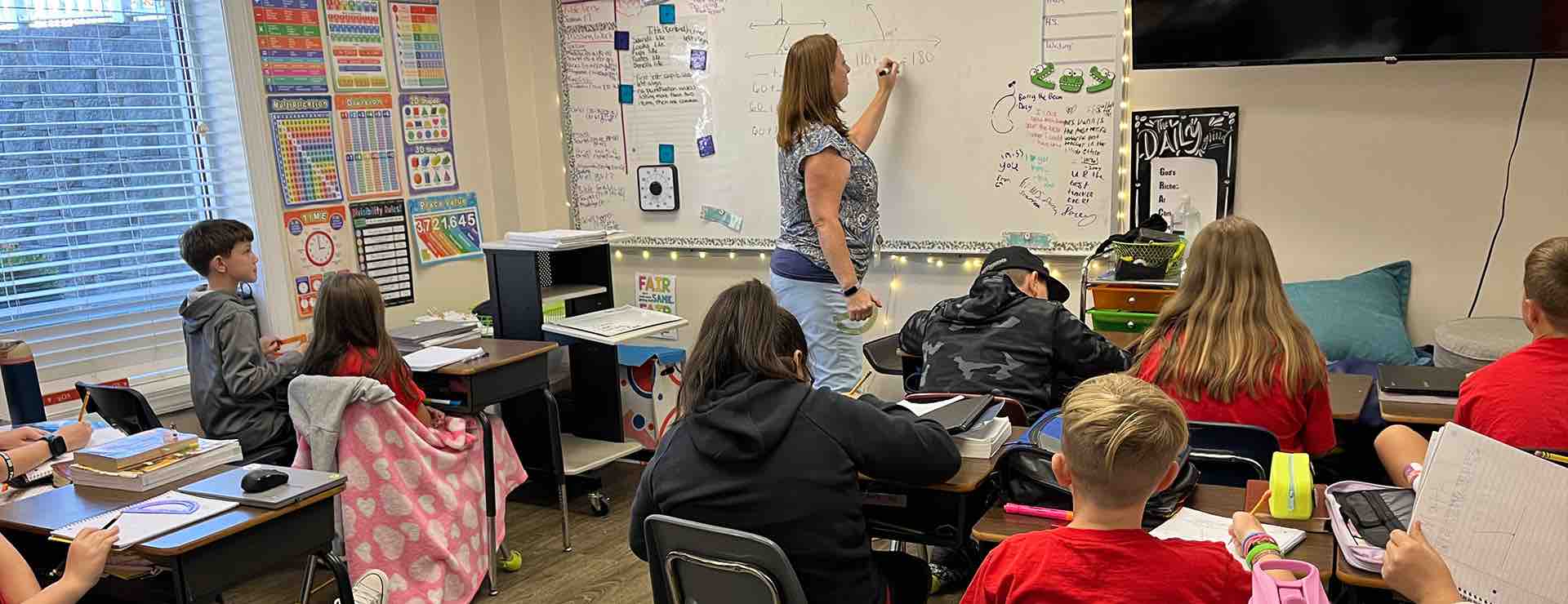 SCA Middle School students